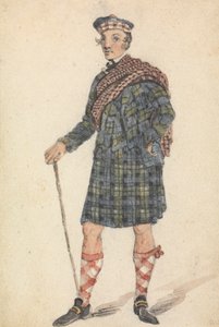 Tio George no vestido de um pastor Highland 作： George Walker