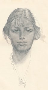 フェアガール、c1914。 作： George Washington Lambert