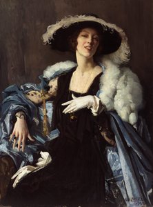 白い手袋 作： George Washington Lambert