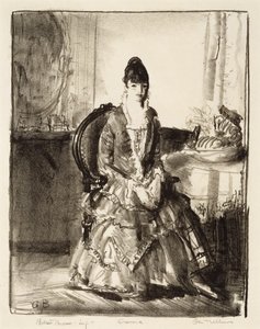 アレンジメント、エマ・イン・ア・ルーム 作： George Wesley Bellows