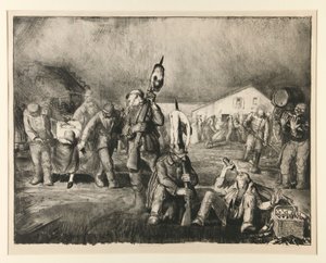 Bacchanal (最初の石) 作： George Wesley Bellows