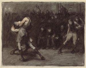 バスケットボール、1906 作： George Wesley Bellows