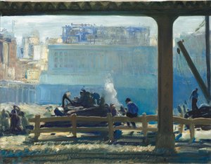 ブルーモーニング、1909年。 作： George Wesley Bellows