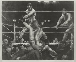 デンプシーとフィルポ 作： George Wesley Bellows