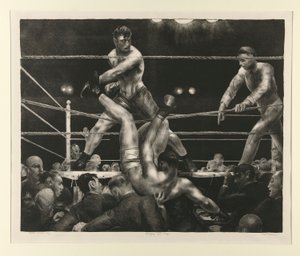 デンプシーとフィルポ 作： George Wesley Bellows