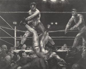 デンプシーとフィルポ 作： George Wesley Bellows