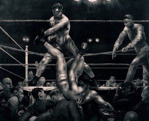 デンプシーとフィルポ、1923年から24年 作： George Wesley Bellows