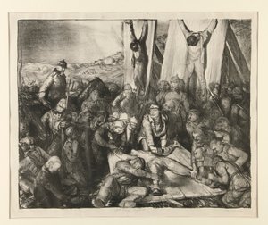 神はイングランドを罰する 作： George Wesley Bellows