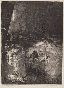 空腹の犬、2 番目の石、1916 年。