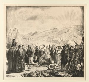 アイリッシュ フェア 作： George Wesley Bellows