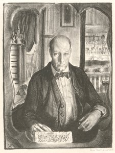 自画像 作： George Wesley Bellows
