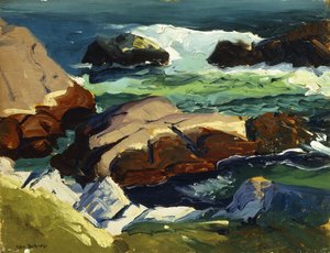 太陽の輝き、1913 作： George Wesley Bellows
