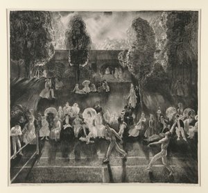 テニス 作： George Wesley Bellows