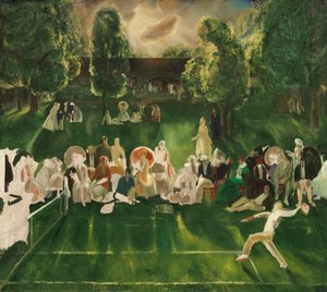 テニストーナメント 作： George Wesley Bellows