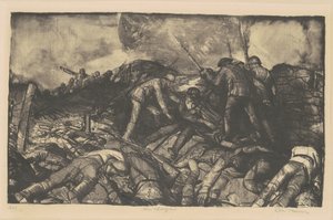 突撃、1918年。 作： George Wesley Bellows