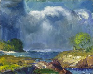 来るべき嵐 作： George Wesley Bellows