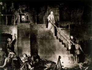イーディス・キャヴェルの殺人 作： George Wesley Bellows