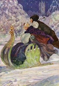 アンティークの押しそり、フリースラント (カラーリソ) 作： George Wharton Edwards