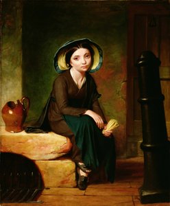 マッチガール、1834 作： George Whiting Flagg