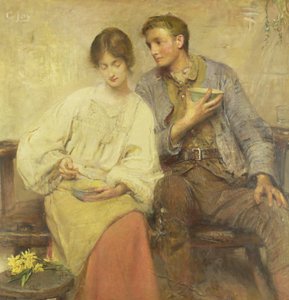 ハーブの夕食 作： George William Joy