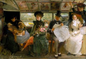 「ベイズウォーター オムニバス」、1895 年。 作： George William Joy