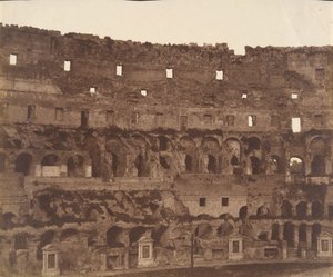 コロッセオ、ローマ、1850 年代。 作： George Wilson Bridges