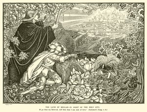 聖地を目前にしたベウラの地(彫刻) 作： George Woolliscroft Rhead