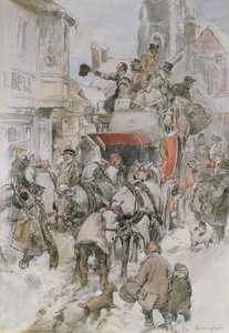 クリスマスステージコーチ（鉛筆、トイレ、ボディカラー） 作： George Wright