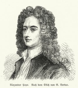 アレクサンドル・ポープ、英国の詩人 作： George after Vertue