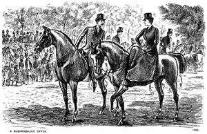 ビジネスのようなオファー、1886年1891年 作： George du Maurier