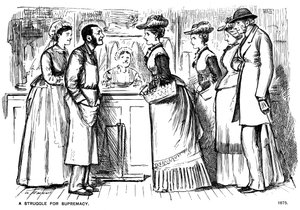 覇権闘争、1875年1891年。 作： George du Maurier