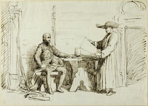 司祭と兵士 作： George du Maurier