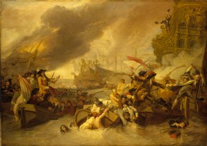 ラ・ホーグの戦い、1692年5月23日 作： George the Elder Chambers