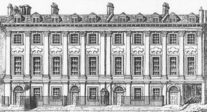 Houses Great Queen Street、1817 作： George the Elder Scharf