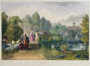 動物園の鳥小屋、リージェンツパーク、彫刻、パブ。チャールズハルマンデル（1789〜1850年）、1836年作家