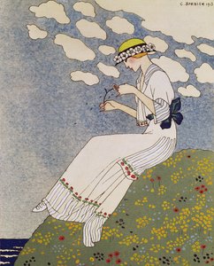 何も言わないで、ガゼット・デュ・ボントン No.10より 作： Georges (after) Barbier