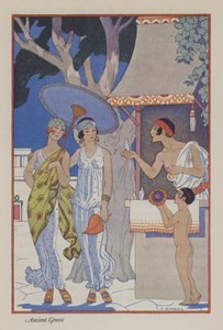 香水のロマンス: 古代ギリシャ (色リソ) 作： Georges (after) Barbier