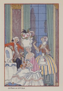 香水のロマンス：18世紀のフランス（カラーリソ） 作： Georges (after) Barbier