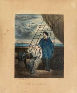 H.ヤンニンによって刻まれたポンツーンに、1848年 作： Georges Alexandre after Fischer