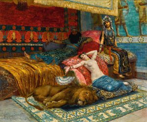 アイドルの瞬間、1888年。 作： Georges Antoine Rochegrosse