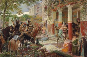 タタール人の猛攻撃。 作： Georges Antoine Rochegrosse