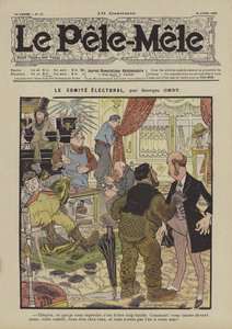 選挙委員会。親愛なるメールのためのイラスト、1906