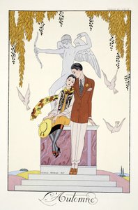 「ファルバラとファンフルーシュ 現在・過去・未来モードの年鑑」より 秋 作： Georges Barbier