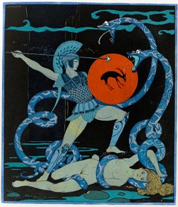 Les Chansons de Bilitis のイラスト 作： Georges Barbier