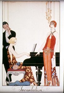 「ガゼット・デュ・ボントン」の呪文イラスト 作： Georges Barbier