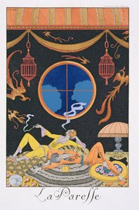 怠惰 作： Georges Barbier