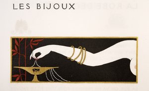 ジュエル、ピエール・ルイ作『レ・シャンソン・ド・ビリティス』のイラスト、パブ。 1922年（ステンシルプリント） 作： Georges Barbier