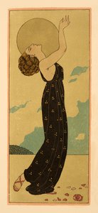 The Mysteries、「Les Chansons de Bilitis」のイラスト、Pierre Louys 作、パブ。 1922年（ステンシルプリント） 作： Georges Barbier