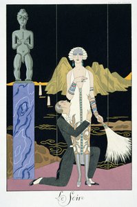 夜 作： Georges Barbier
