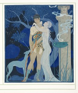 Phedre and Hippolyte、Personages de Comedie、パブから。 1922年（ステンシルプリント）